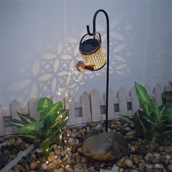 Декоративен екологичен уникален дизайн, здрава енергийно ефективен слънчевата енергия, иновативна художествена лампа за чайника, градински осветителни тела, пустотелые