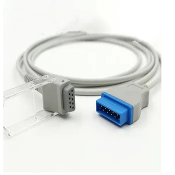 Безплатна доставка за Съвместимостта на GE 11pin Dash 2500 с адаптер Nellcor Oximax до DB9PIN Spo2 кабел-удължител Spo2