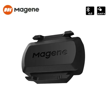 Сензор за честотата на въртене Magene Speed S3 + Скоростомер ANT + и Bluetooth на Компютъра, който е Съвместим с wi-fi Велосипеди компютър Garmin IGP Bryton
