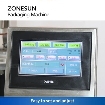 ZONESUN ZS-FS600 Автоматична Машина За Запечатване на Сладолед в Чашата, Картонена Кутия за Кисело мляко, Сос за соса с фъстъчено масло, Въртяща Маса, на Линия